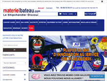 Tablet Screenshot of materielbateau.com